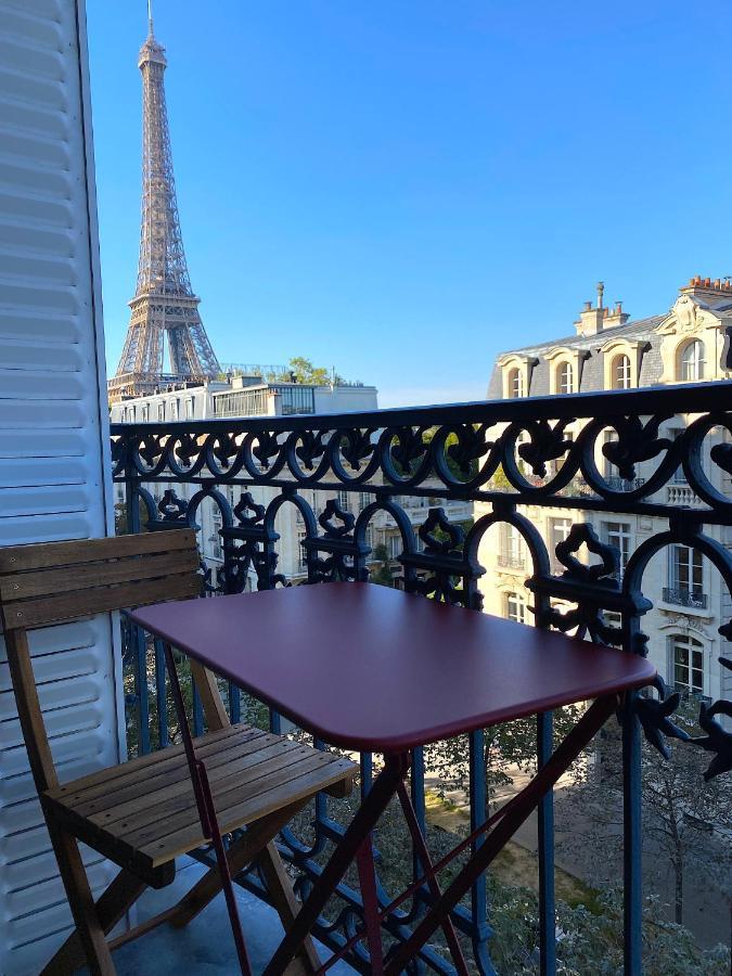 Outstanding 2 Bedrooms With A Terrific Eiffel Tower View Paris Bagian luar foto